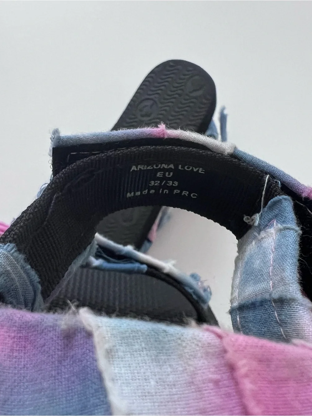 Arizona Love Pink & Blue tie dye Strap Sandals size 32/33